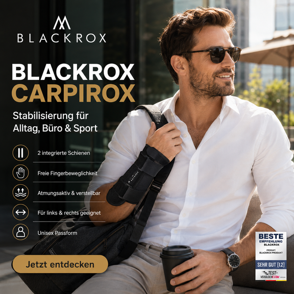BLACKROX CARPIROX Handgelenkschiene Handgelenkstütze Sport – Material