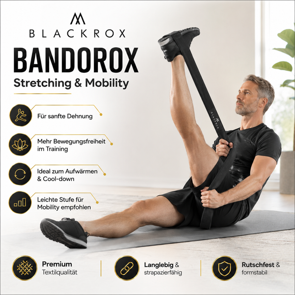 BLACKROX BANDOROX Fitnessband Lang Widerstandsband Training – Nahaufnahme