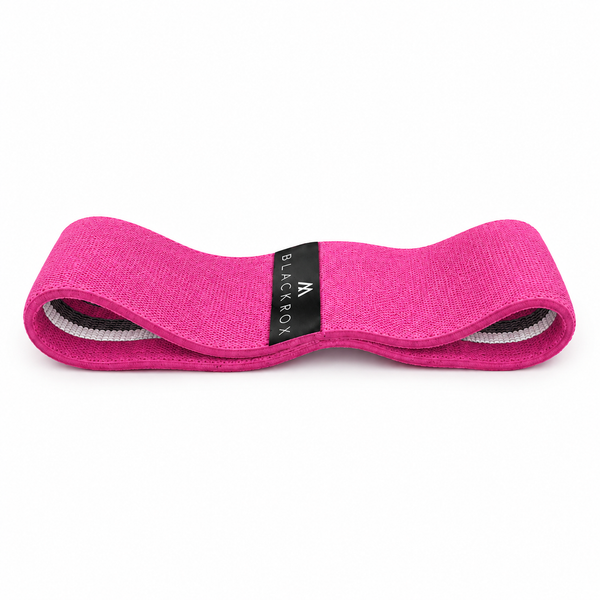 BLACKROX BOOTYROX Fitnessband Baumwolle Widerstandsband Po & Hüfte – Pink