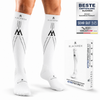 BLACKROX Kompressionsstrümpfe V1 Running Regeneration Sport – Farbvariante Weiss