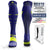 BLACKROX VIPEROX Kompressionsstrümpfe Laufen Regeneration Sport – Farbvariante Navy Gelb