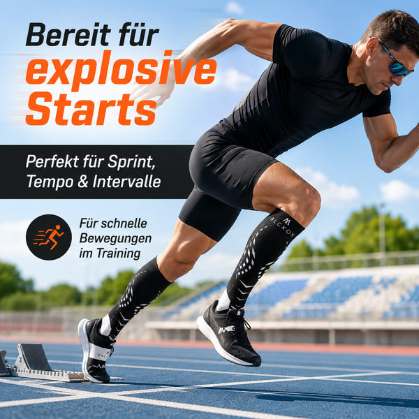BLACKROX ALIENROX Kompressionsstrümpfe Laufen Regeneration – Tragekomfort