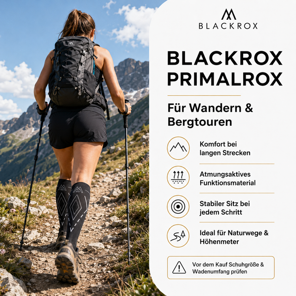 BLACKROX PRIMALROX Kompressionsstrümpfe Sport Laufen Fitness – Komfort