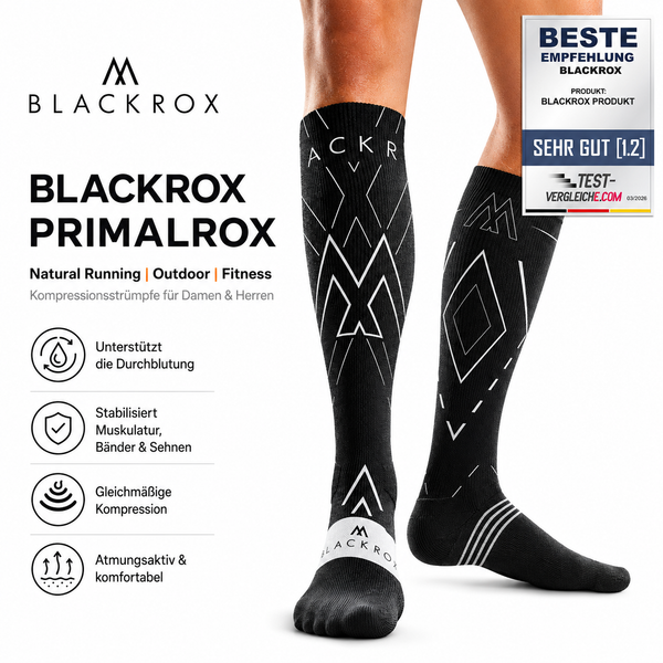 BLACKROX PRIMALROX Kompressionsstrümpfe Sport Laufen Fitness – Eigenschaften