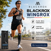 BLACKROX WINGROX Kompressionsstrümpfe Running Fitness Marathon – Anwendung