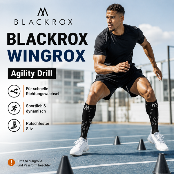 BLACKROX WINGROX Kompressionsstrümpfe Running Fitness Marathon – Produktvorteile