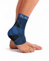 BLACKROX ANANKLE Sprunggelenkbandage Silikon Fußgelenkstütze – Farbvariante Blau