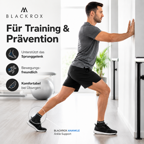 BLACKROX ANANKLE Sprunggelenkbandage Silikon Fußgelenkstütze – Eigenschaften
