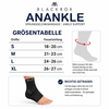 BLACKROX ANANKLE Sprunggelenkbandage Silikon Fußgelenkstütze – Anwendung