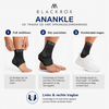 BLACKROX ANANKLE Sprunggelenkbandage Silikon Fußgelenkstütze – Silikonpolster