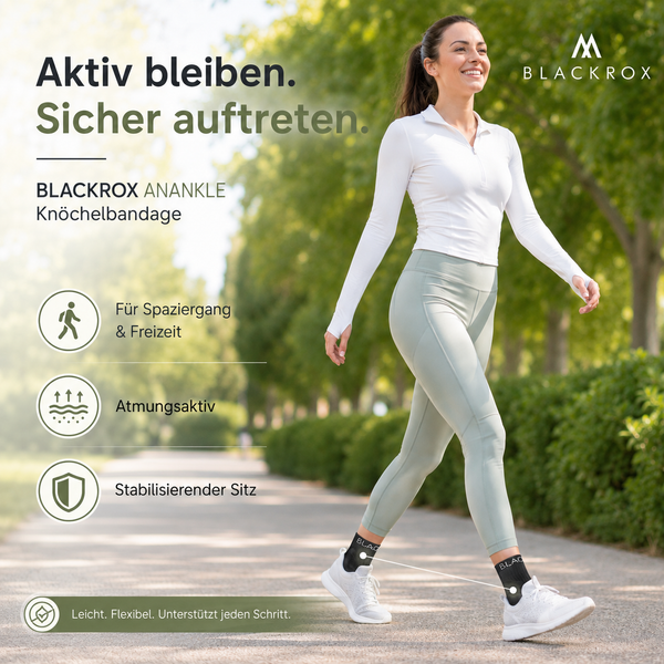 BLACKROX ANANKLE Sprunggelenkbandage Silikon Fußgelenkstütze – Einsatzbereich