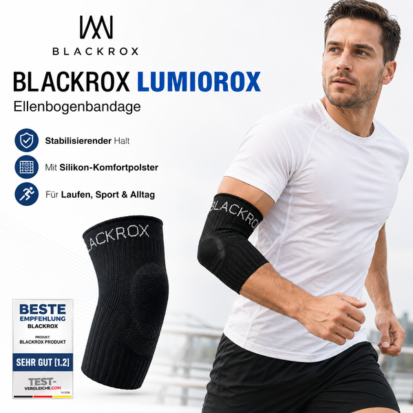 BLACKROX LUMIOROX Ellenbogenbandage Sport Ellenbogenstütze – Produktvorteile