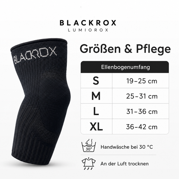 BLACKROX LUMIOROX Ellenbogenbandage Sport Ellenbogenstütze – Einsatzbereich