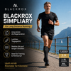 BLACKROX SIMPLIARY Kompressionsstrümpfe Running Fitness Marathon – Nahaufnahme