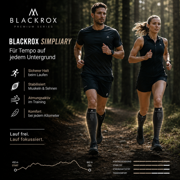 BLACKROX SIMPLIARY Kompressionsstrümpfe Running Fitness Marathon – Einsatzbereich