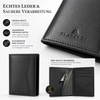 BLACKROX RFID Kreditkartenetui Leder Mini Geldbörse Slim Wallet – Produktdetail