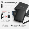 BLACKROX RFID Kreditkartenetui Leder Mini Geldbörse Slim Wallet – Gesamtansicht