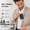 BLACKROX RFID Kreditkartenetui Leder Mini Geldbörse Slim Wallet – Anwendung
