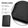 BLACKROX RFID Kreditkartenetui Leder Mini Geldbörse Slim Wallet – Kartenfächer