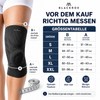 BLACKROX TUYANIM Kniebandage Sport Fitness Kniestütze – Stabilisierung