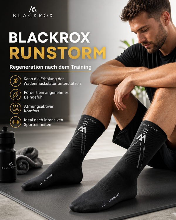 BLACKROX Runstorm Kompressionsstrümpfe Laufen Sport Wadenstütze – Anwendung
