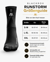 BLACKROX Runstorm Kompressionsstrümpfe Laufen Sport Wadenstütze – Material
