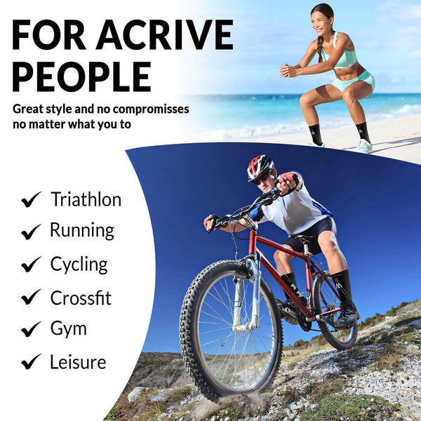 BLACKROX Kompressionsstrümpfe Astroboost Runstorm