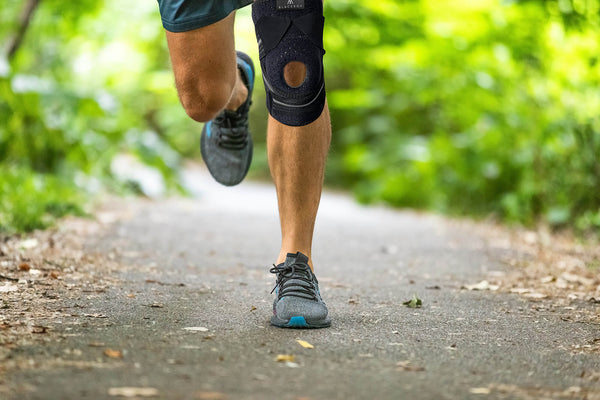 BLACKROX Kniebandage Silikonring GENUSHOCK Sport