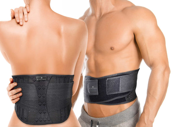 BLACKROX Rückenbandage Lendenwirbelstütze LUMBAROX