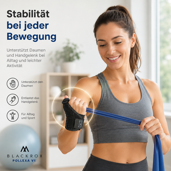 BLACKROX POLLEXA V1 Daumenbandage Sport Daumenstütze – Material