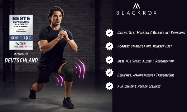BLACKROX Kniebandage SAN ANTONIO V4