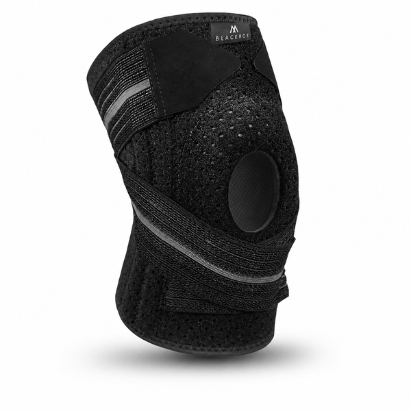 BLACKROX GENUSHOCK Kniebandage Silikonring Sport Kniestütze – Hauptbild