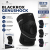 BLACKROX GENUSHOCK Kniebandage Silikonring Sport Kniestütze – Detailansicht