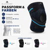 BLACKROX GENUSHOCK Kniebandage Silikonring Sport Kniestütze – Anwendung