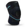 BLACKROX GENUSHOCK Kniebandage Silikonring Sport Kniestütze – Farbvariante Blau