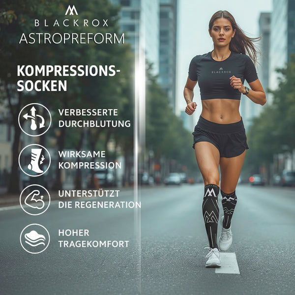 BLACKROX Kompressionsstrümpfe Astropreform SPRINTROX