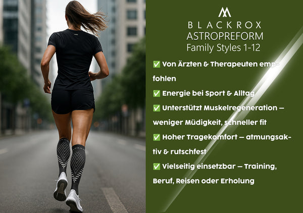 BLACKROX Kompressionsstrümpfe Astropreform WINGROX
