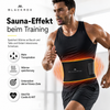 BLACKROX Waist Trimmer Fitnessgürtel Schwitzgürtel Bauchweggürtel – Nahaufnahme