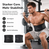 BLACKROX Waist Trimmer Fitnessgürtel Schwitzgürtel Bauchweggürtel – Material